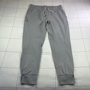 BYLT Pants Mens XL Gray Active Jogger Athletic Travel Lounge Basic Tapered Gym